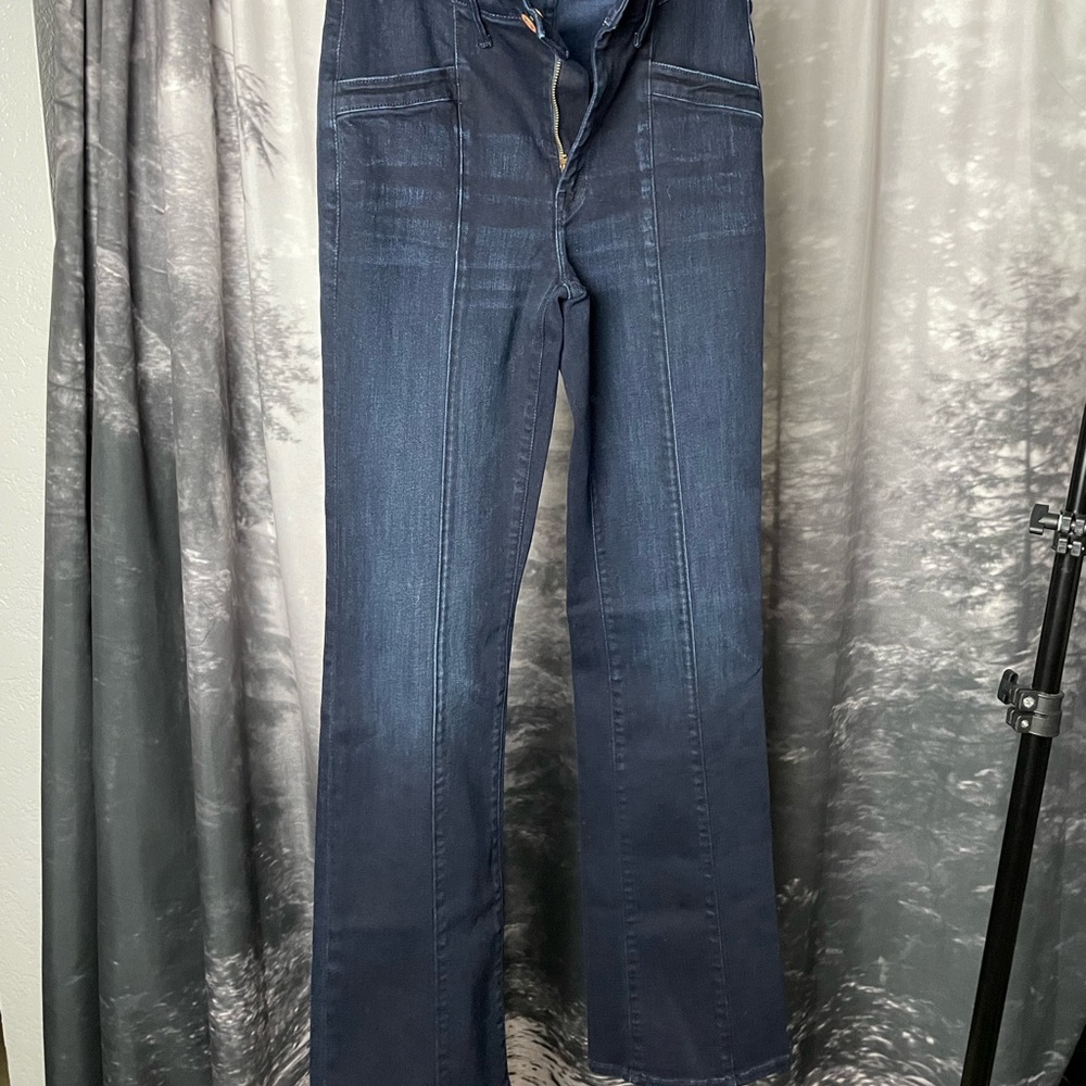 Mother Brand Dark Wash Denim Jean, Size 28